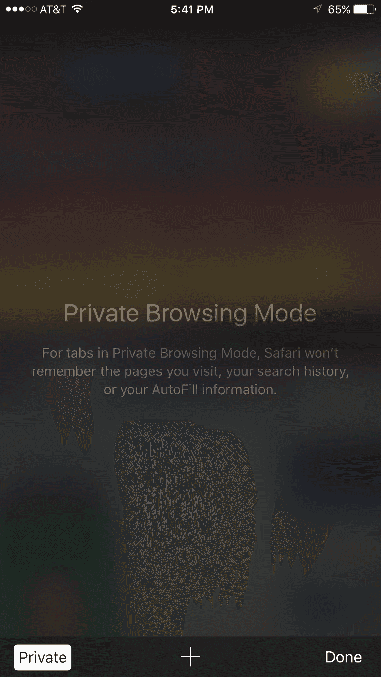 Aktywuj prywatne przeglądanie w Safari