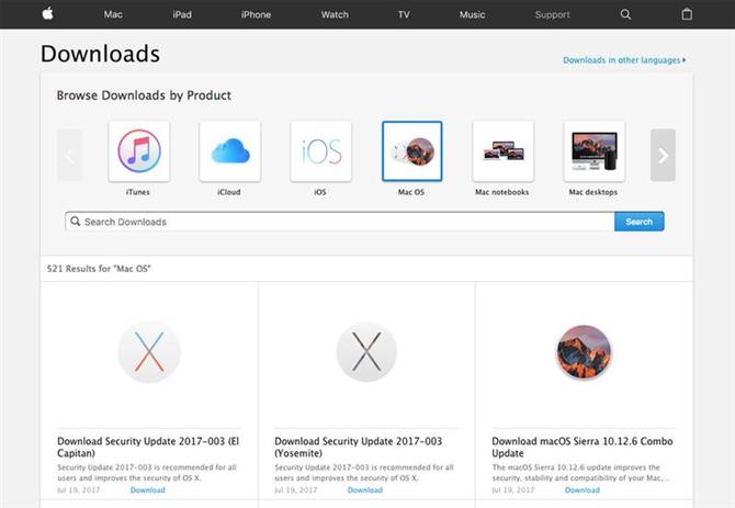 Jak naprawić komputer Mac, który nie kończy aktualizacji systemu macOS: Pobieranie