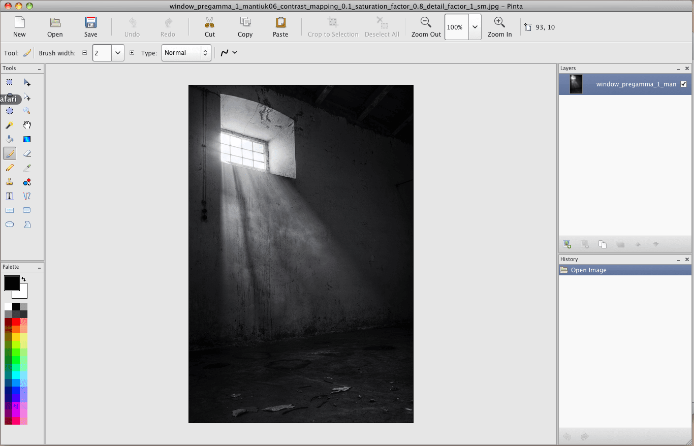 Edytor zdjęć Pinta – Paint.NET Clone dla Mac OS X