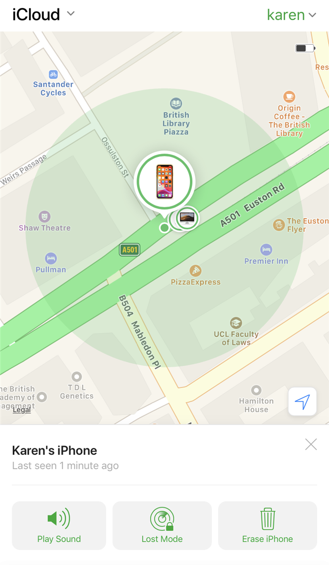 Znajdź mój iPhone na innym iPhonie