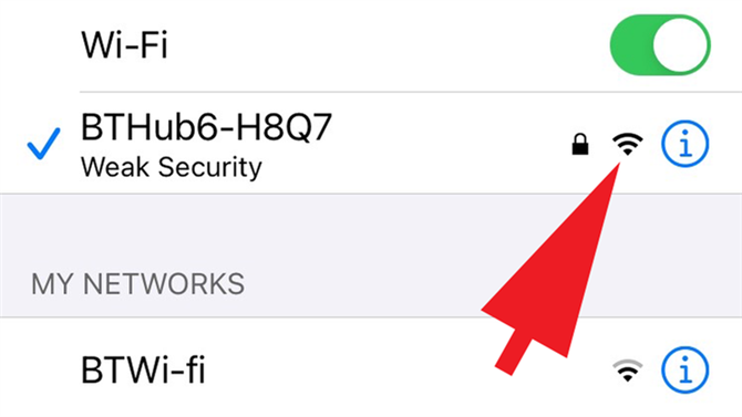 Jak powstrzymać iPhone'a przed przerwaniem połączenia Wi-Fi: siła sygnału