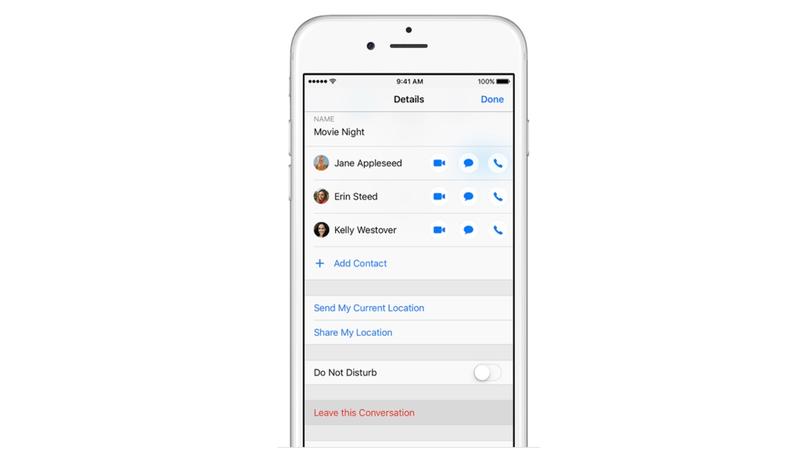 Jak pozostawić czat grupowy w wiadomościach iPhone
