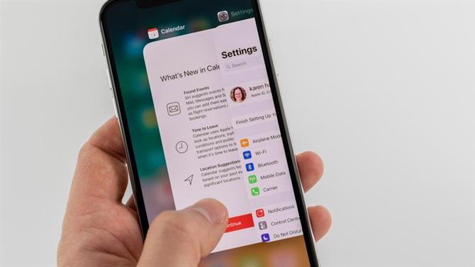Jak przełączać aplikacje na iPhone XS