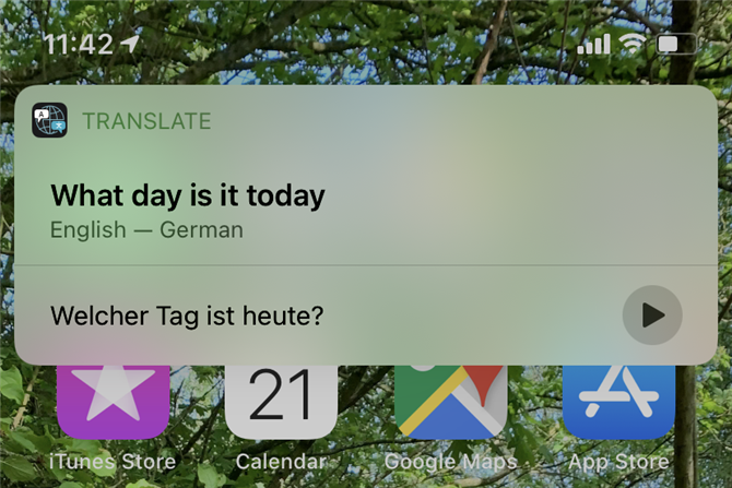 Tłumaczenie Siri