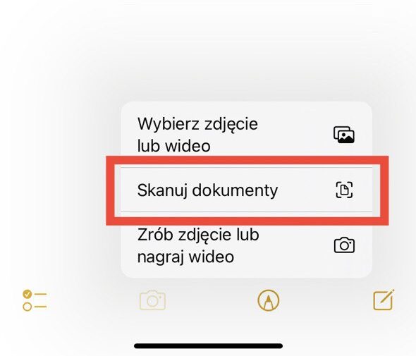 Jak skanować dokumenty za pomocą iPhone