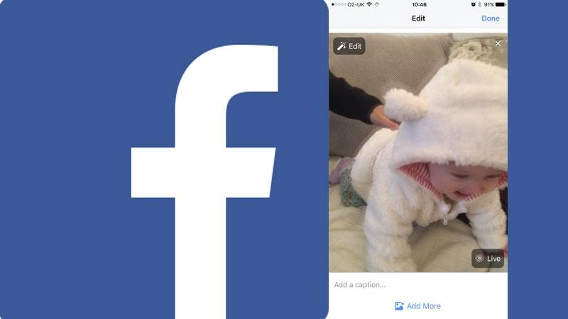 Jak udostępniać zdjęcia na żywo w Facebooku