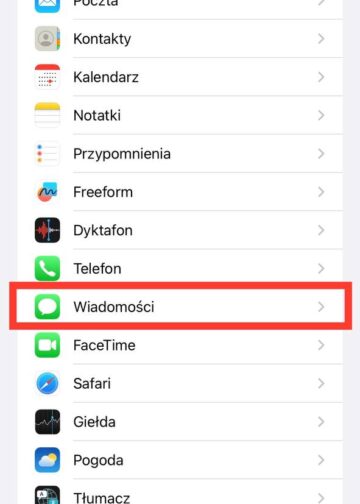 Ukryj na ekranie blokady wiadomości