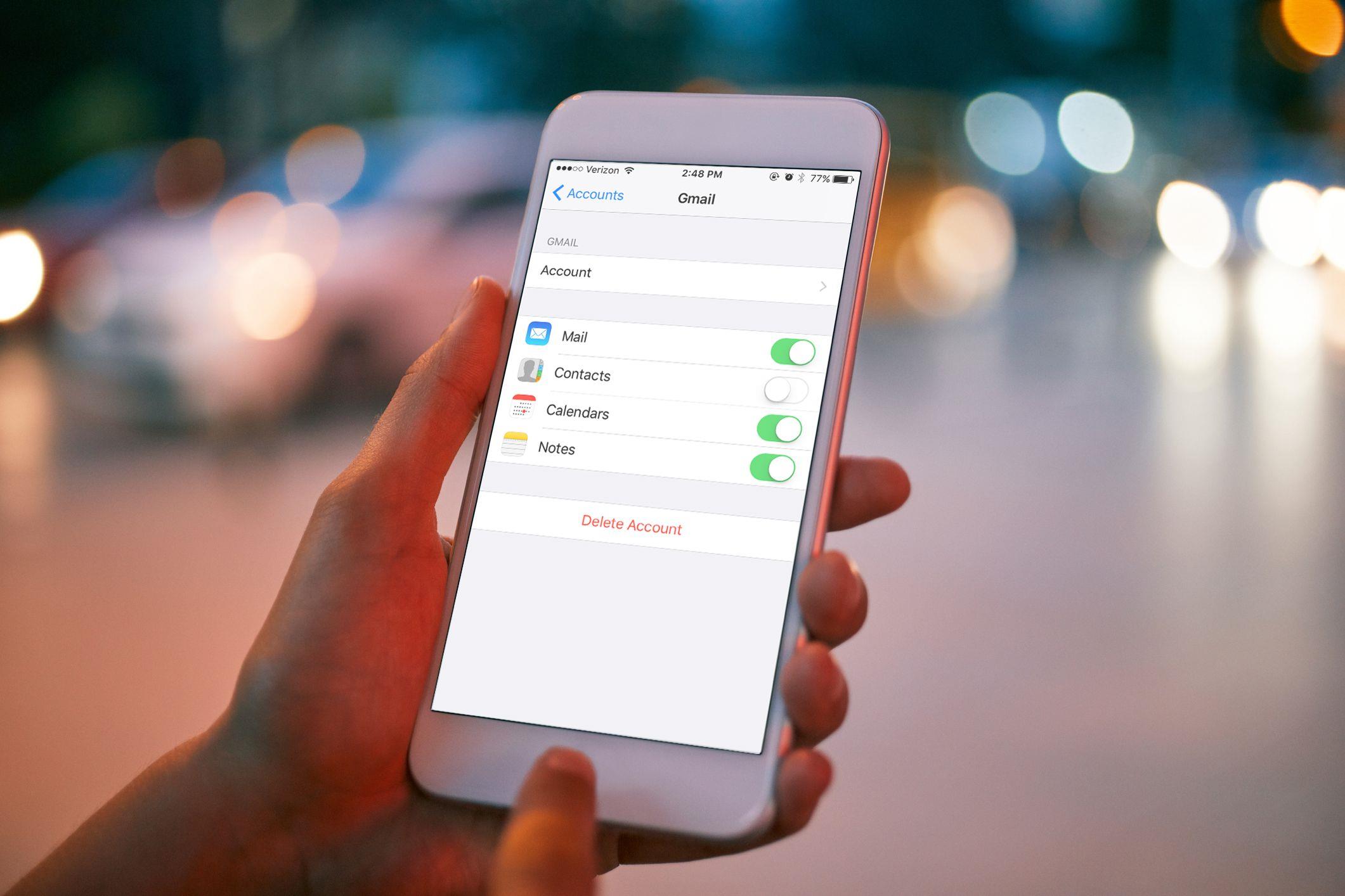 Jak usunąć konto e-mail w telefonie iPhone