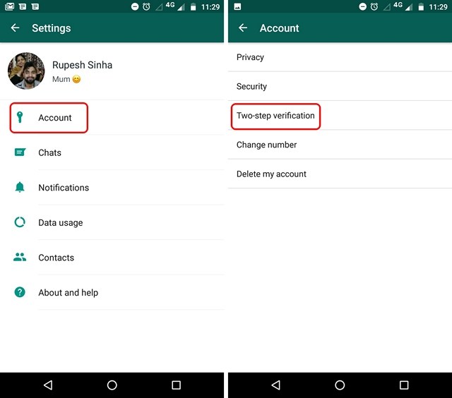 Jak włączyć weryfikację dwuetapową w WhatsApp