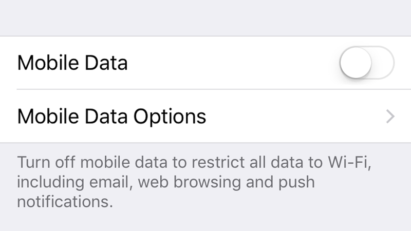 Jak wyłączyć mobilne dane na telefonie iPhone