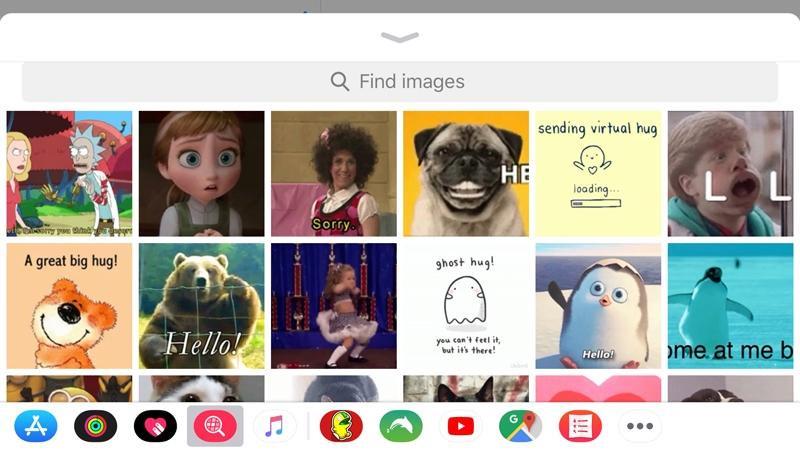 Jak wysłać GIF-y na iPhone’a
