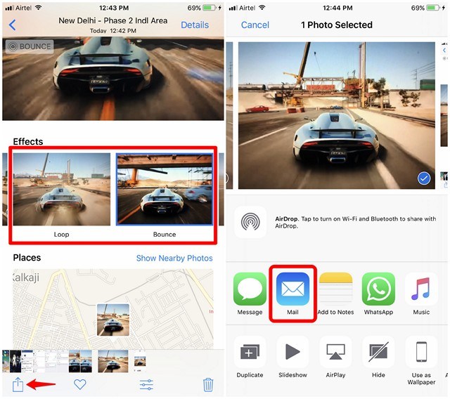 Jak wysyłać zdjęcia na żywo jako pliki GIF w systemie iOS 11