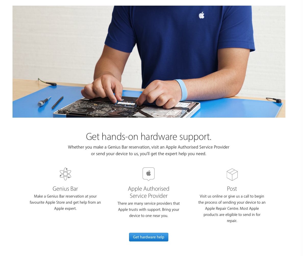 Jak zarezerwować spotkanie z firmą Apple Store