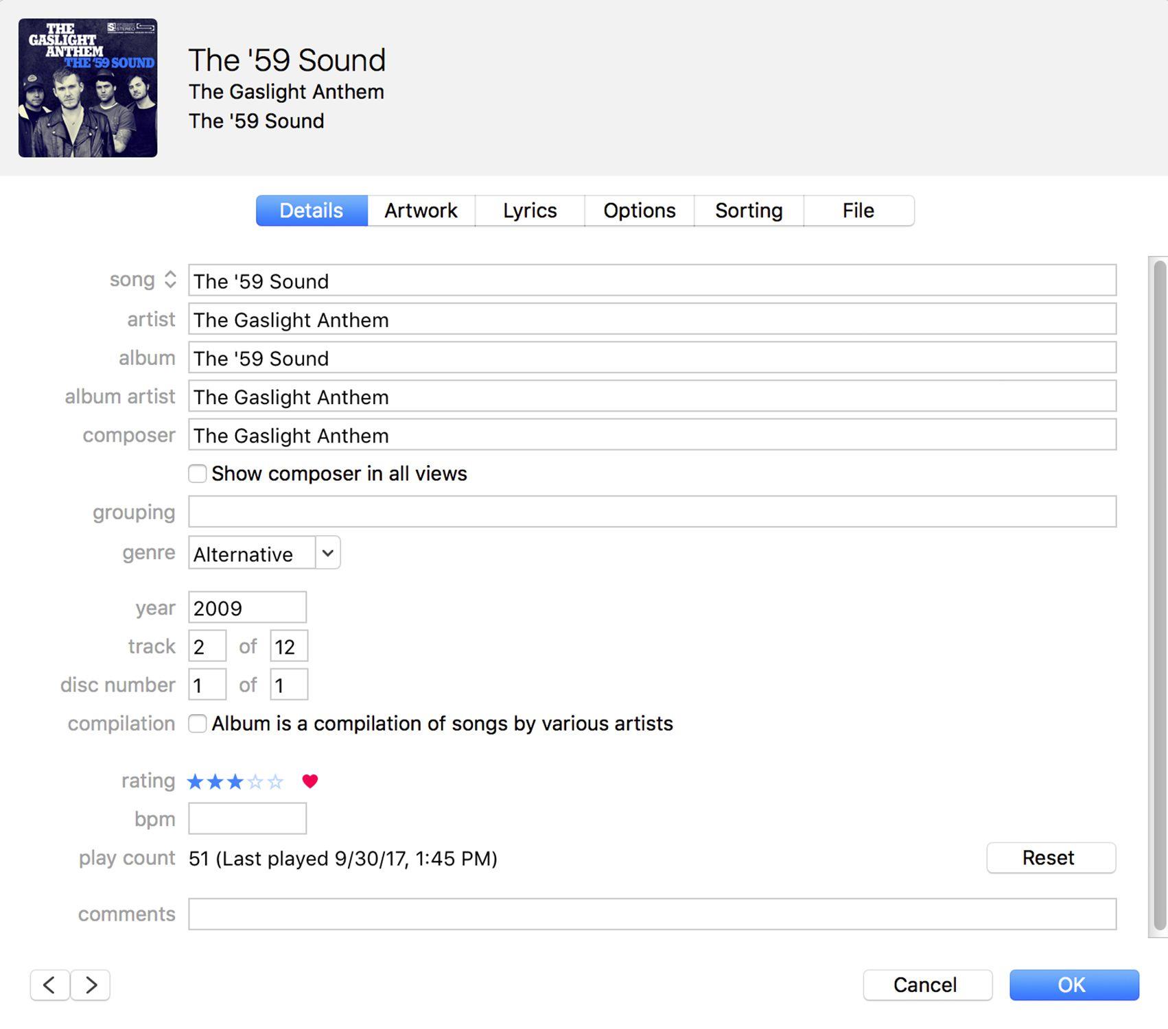 Jak zmienić informacje o utworze (znaczniki ID3) w iTunes