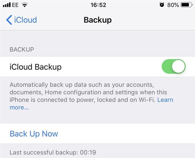 Jak zmienić iPhone'y i przesłać dane: kopia zapasowa iPhone'a iCloud