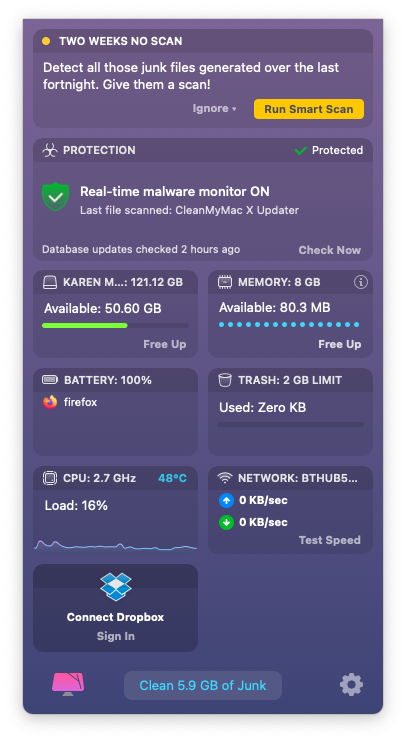 "CleanMyMac"