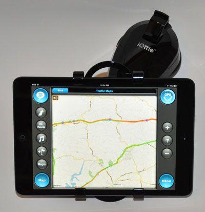 Nawigacja samochodowa GPS Za pomocą iPada Mini