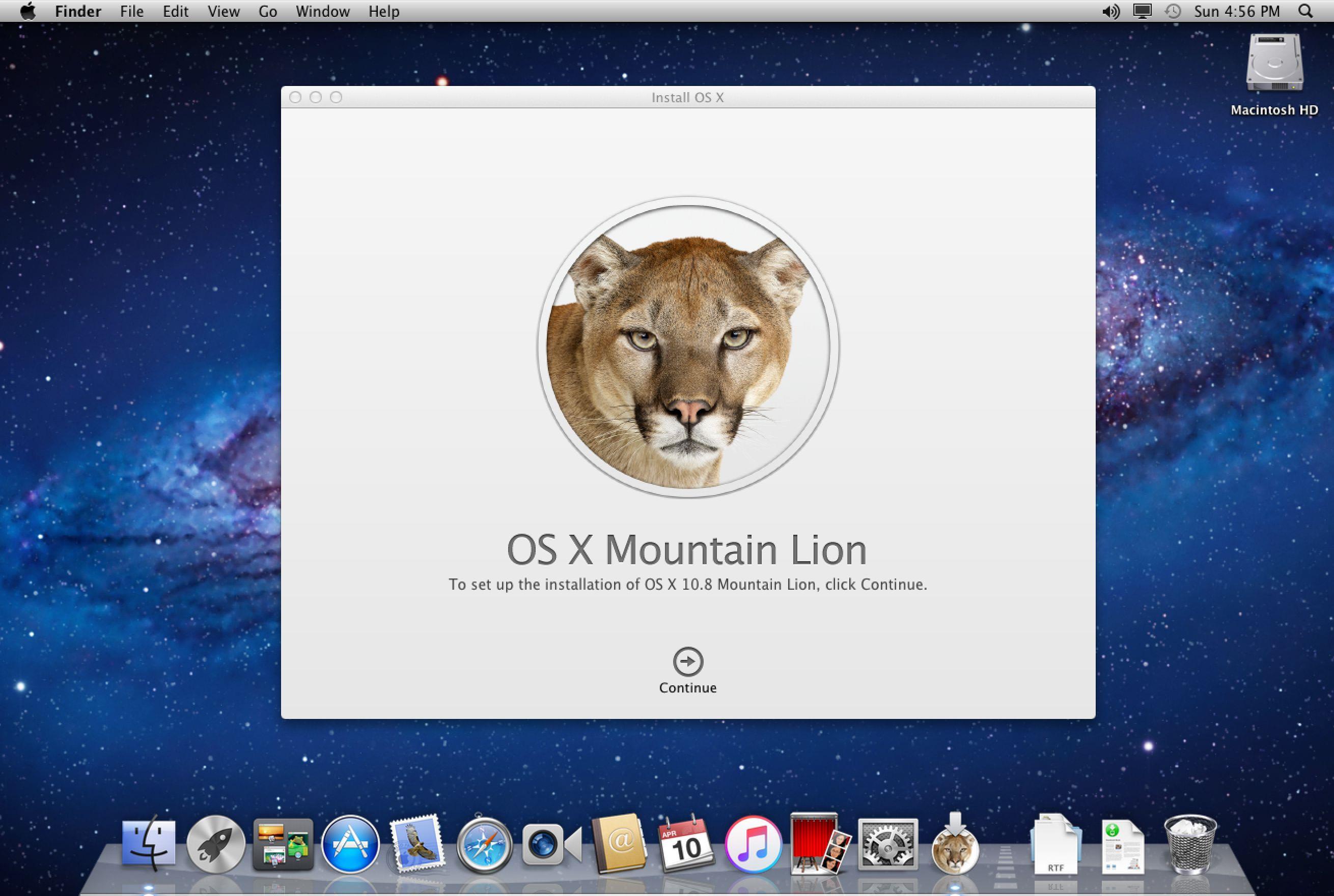 Uaktualnij instalację systemu OS X Mountain Lion